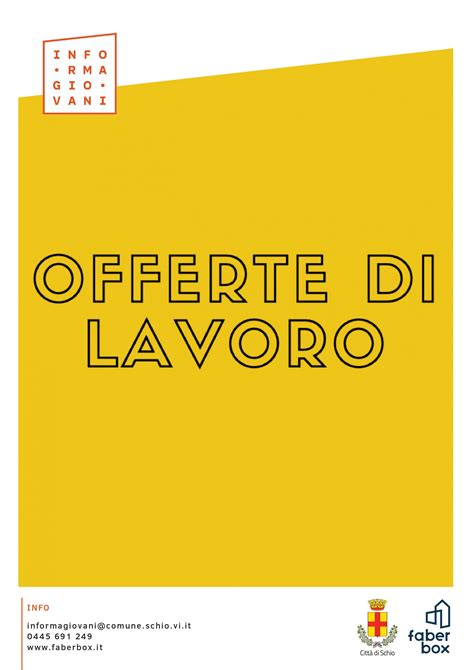 Offerte di lavoro lavoro .